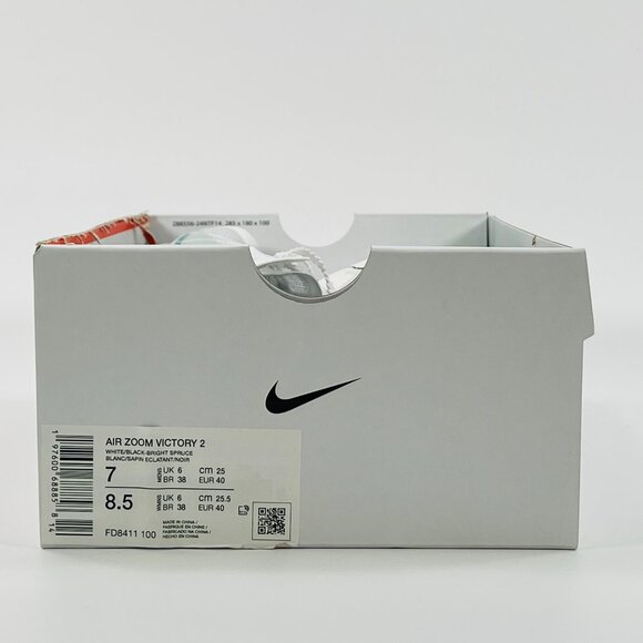 Nike Air Zoom Victory 2 'White Electric Algae' FD8411-100 Track Multi Size - Picture 11 of 12